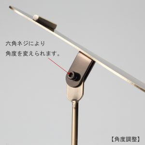 シューズスタンド（片足用）／ディスプレイ：ヘッド部の角度調整が可能。ディスプレイの目的に合った傾斜をつけ、躍動感ある展示をお試しください。／角度調整：六角ねじ仕様／日本製