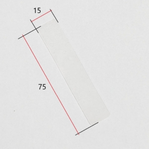 ●すべり止めラバー
●素材：シリコン
●サイズ：15×75mm
●木製ハンガー及びプラスチック製ハンガーに取付可能　
●肩先に貼り付けることにより衣類の滑り落ちを防止